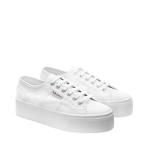 きゃな Amazon.com | Superga Women's 2790 Platform Sneaker, White, 8